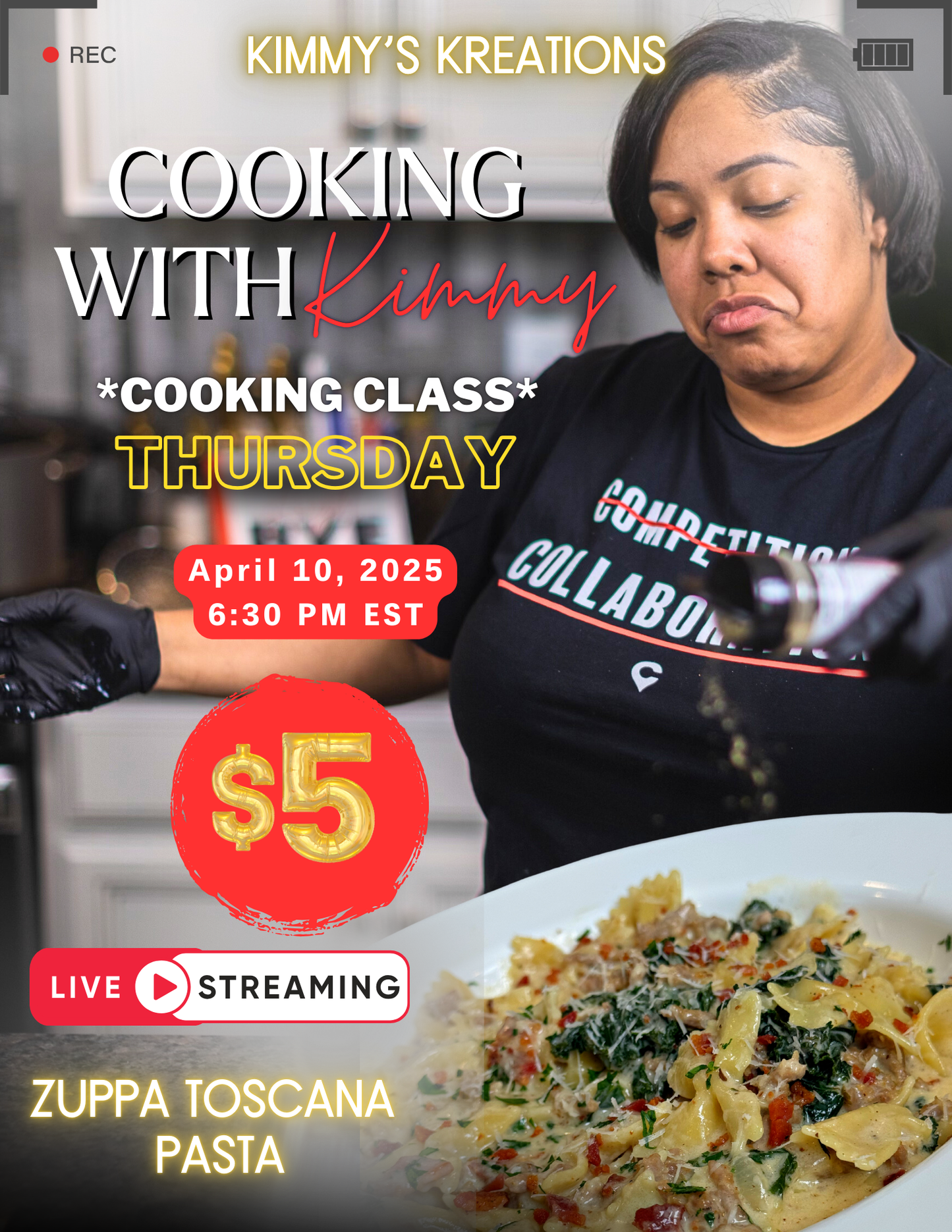 *REPLAY* April Virtual Live Cooking Class