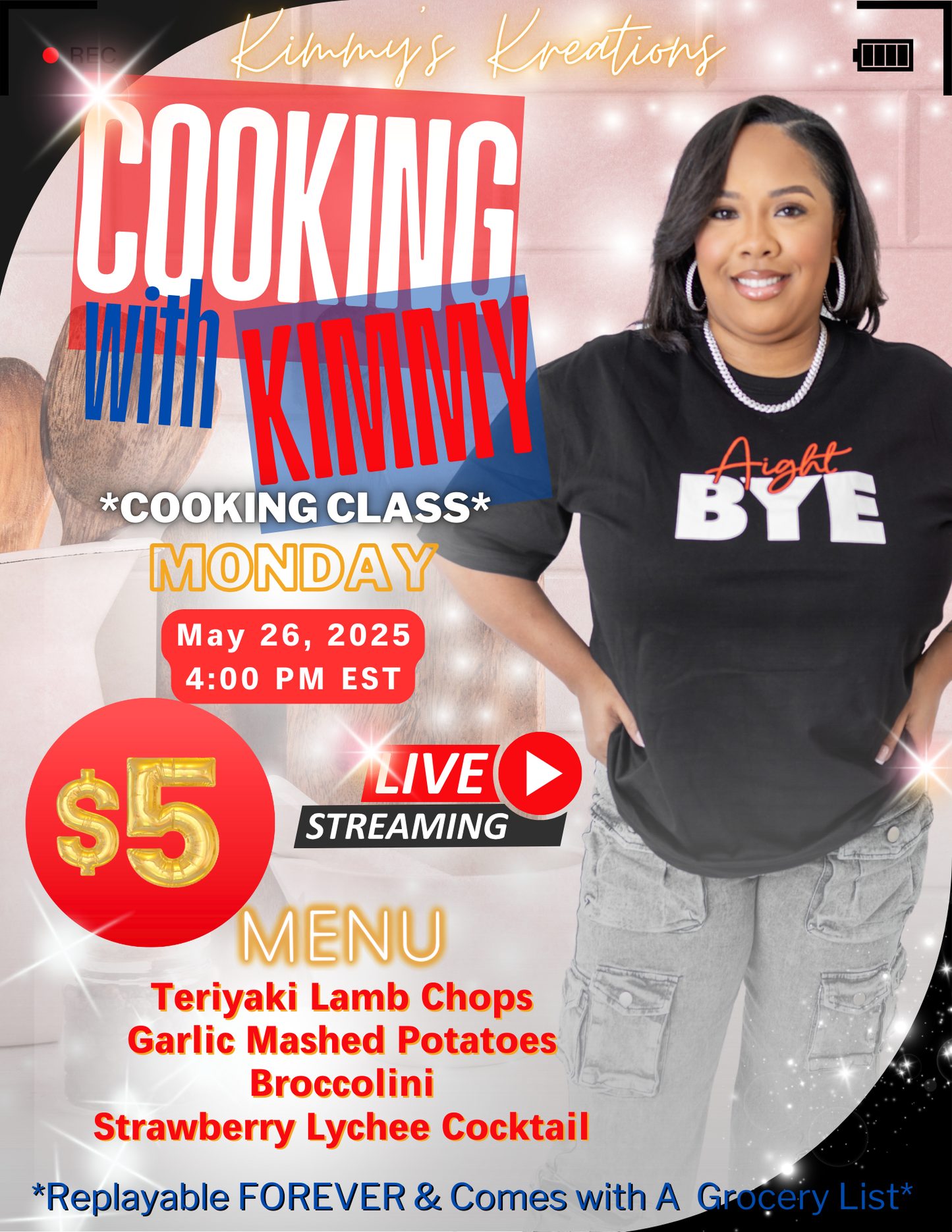 *REPLAY* Virtual Live Cooking Class: Lamb Chop Dinner