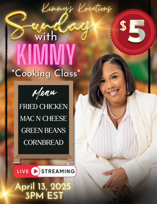 *REPLAY* Sunday with Kimmy Live Cooking Class